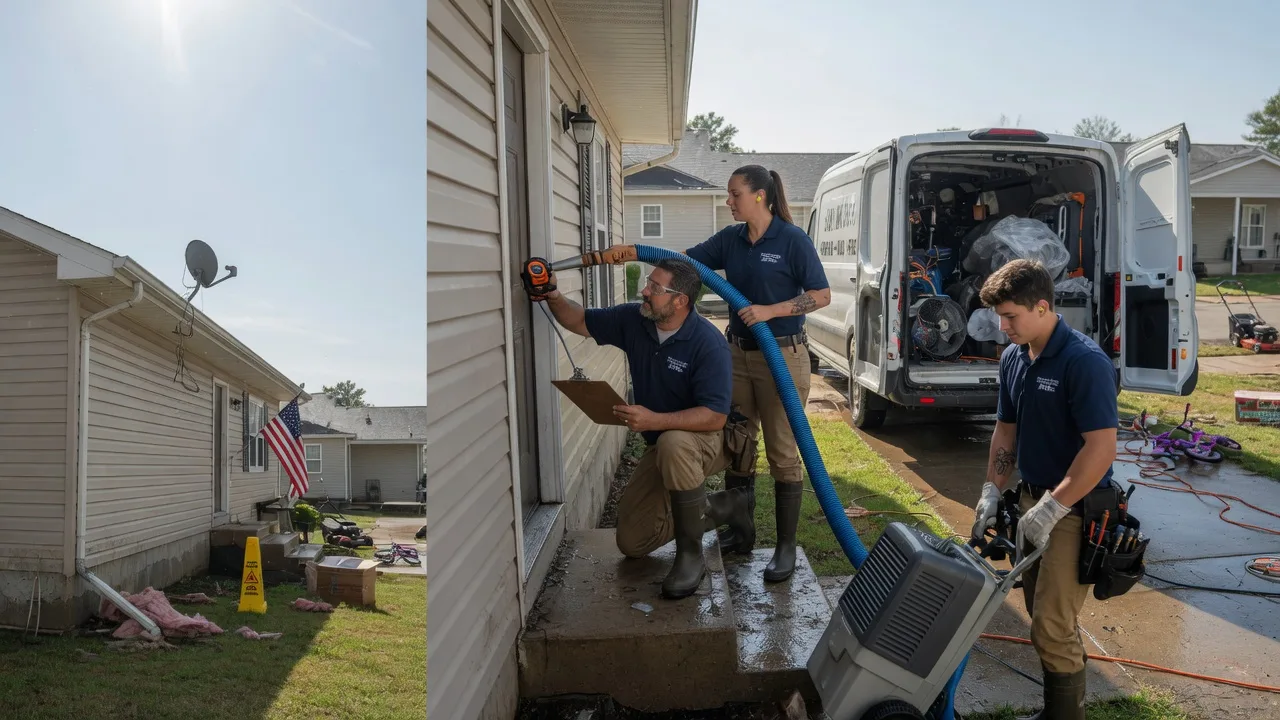 Ceiling Water Damage Restoration in Iona, MN near me